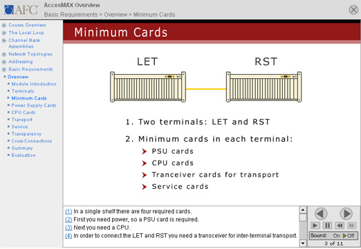 AccessMAX Overview Content Screen