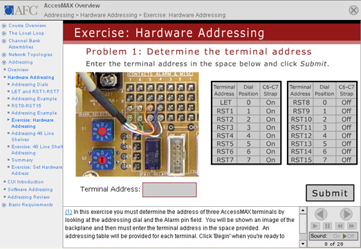 AccessMAX Overiew Question Screen